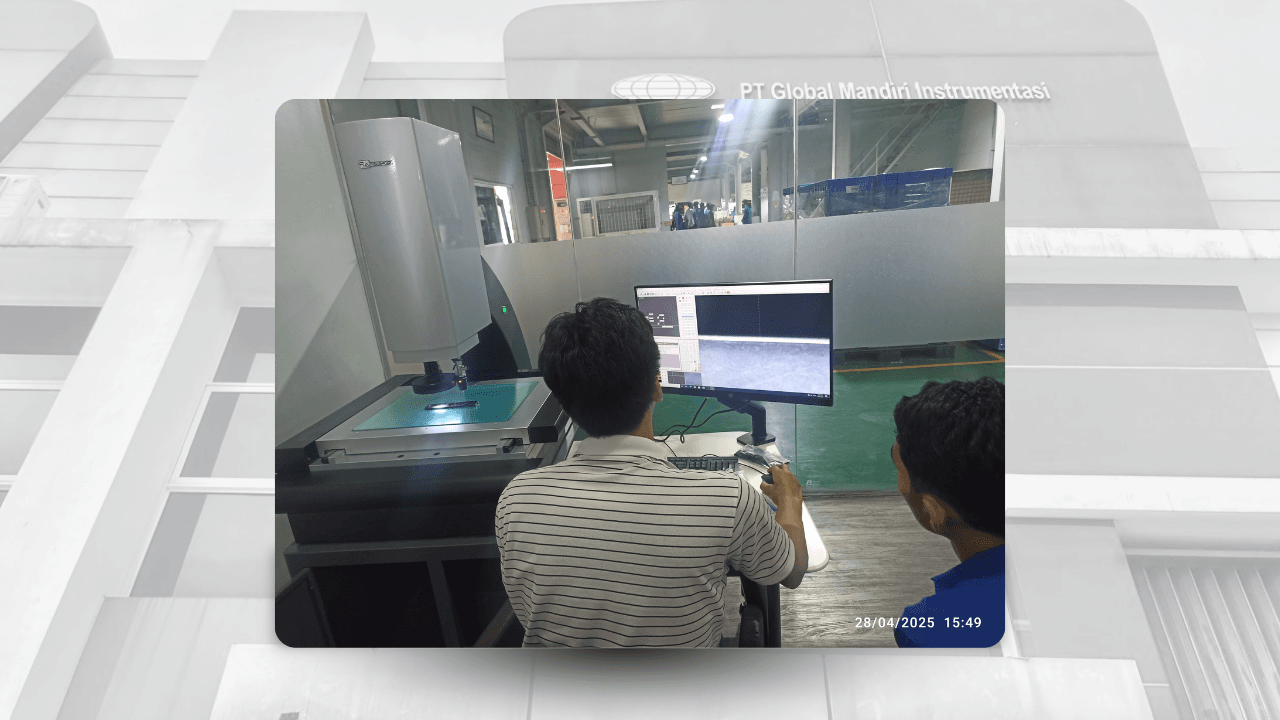 Instalasi Video Measuring Machine - PT Global Mandiri Instrumentasi.