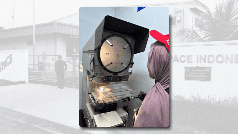 Kalibrasi On Site Profile Projector di PT Space Indonesia