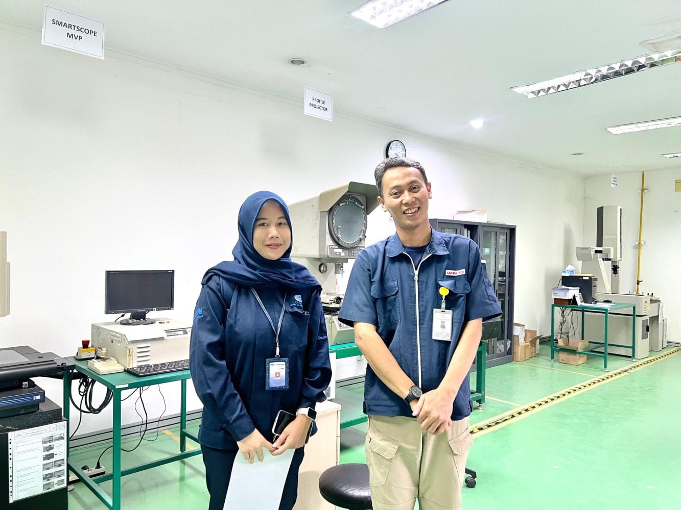 PT GMI Laksanakan Kalibrasi Profile Projector di PT Sakura Tech